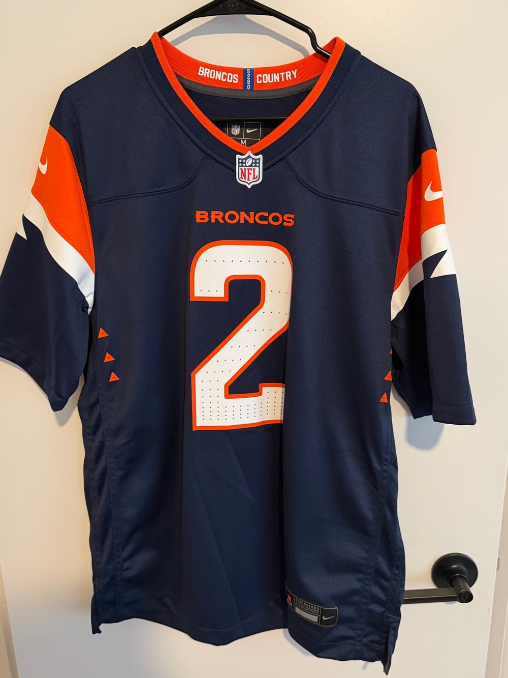 Men’s Denver Broncos Nike Patrick Surtain II Mile High Collection Jersey - Blue